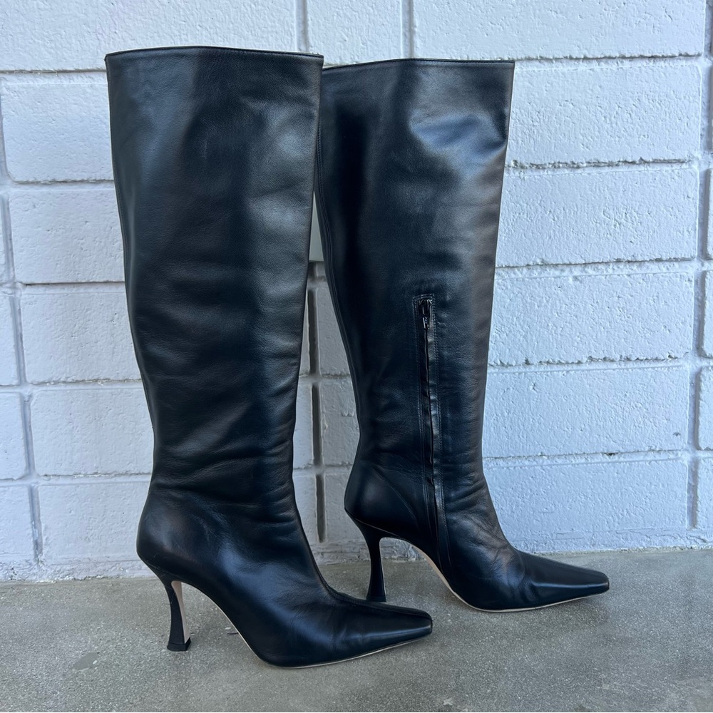 Staud Cami black leather boots - US 8 - excellent condition